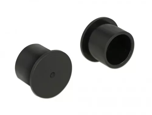 Delock Porvédő RCA típusú kimenethez 10 darab fekete (DL-60168)