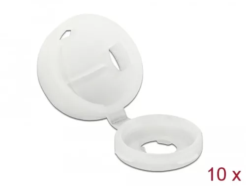 Delock Természetes színű M4-es védőfej csavarokhoz 10 db (DL-60189)