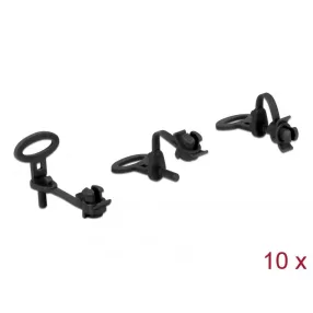 Delock Távolságtartó PCB-hez, fekete 10 db (DL-60190)