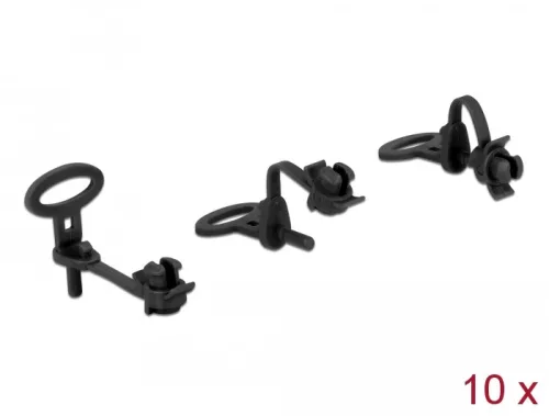 Delock Távolságtartó PCB-hez, fekete 10 db (DL-60190)