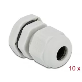 Delock PG9 tömszelence 10 db. szürke (DL-60195)