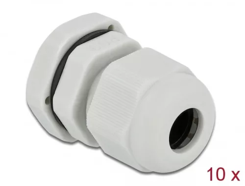 Delock PG9 tömszelence 10 db. szürke (DL-60195)