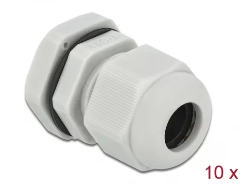 Delock PG11 tömszelence 10 db. szürke (DL-60197)
