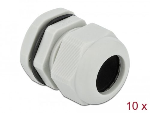 Delock PG25 tömszelence 10 db. szürke