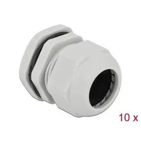 Delock PG29 tömszelence 10 db. szürke (DL-60227)