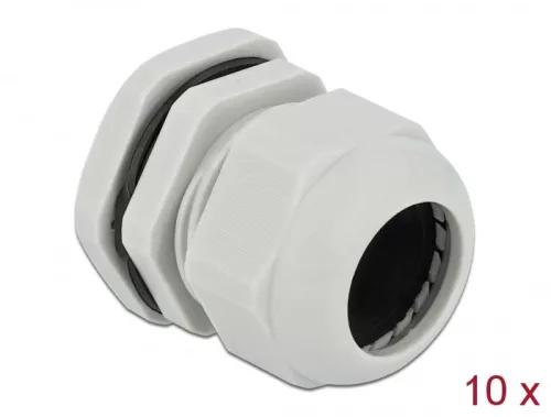 Delock PG29 tömszelence 10 db. szürke (DL-60227)
