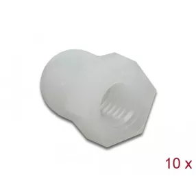   Delock 10 db. természetes színű hatszögletű védősapka M5 csavarmenet kialakítással a belsejében (DL-60235)