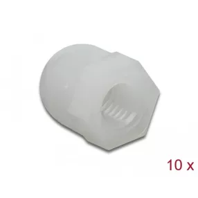   Delock 10 db. természetes színű hatszögletű védősapka M6 csavarmenet kialakítással a belsejében (DL-60236)