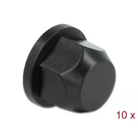   Delock 10 db. természetes színű hatszögletű védősapka M12 csavarmenet kialakítással a belsejében (DL-60248)