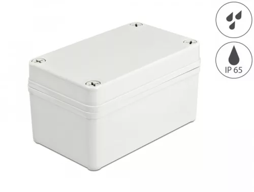 Delock Installációs ház IP65 vízhatlan 130 x 80 x 70 mm szürke (DL-60399)