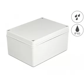   Delock Installációs ház IP65 vízhatlan 200 x 150 x 100 mm szürke (DL-60445)