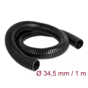   Delock Kábelvédő borítás 1 m x 34,5 mm fekete (DL-60460)