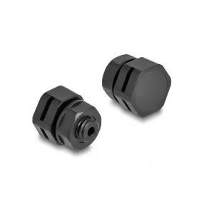 Delock Ventillációs csatlakozó M6 fekete 2 db. (DL-60477)