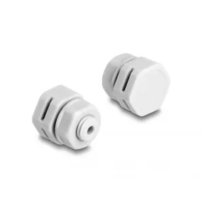   Delock Ventillációs csatlakozó M6 szürke 2 db. (DL-60478)
