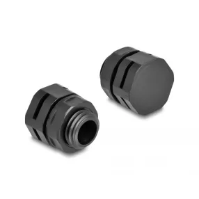   Delock Ventillációs csatlakozó M12 fekete 2 db. (DL-60479)