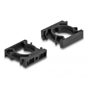   Delock Kábel borító tartó záróklippel 21,2 mm 4 db. fekete (DL-60485)