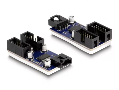 Delock USB 2.0 külső csatlakozósorral dugó, 2 portos (DL-61100)