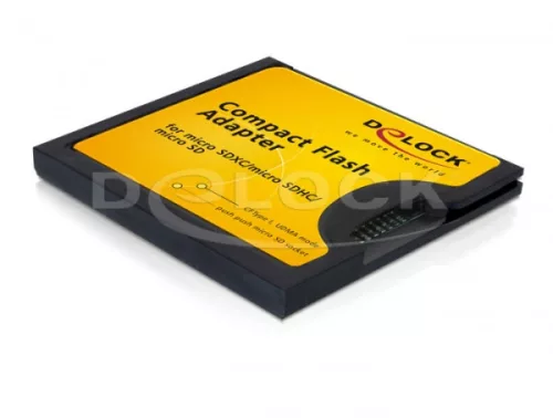 Delock Compact Flash adapter > microSD memória kártyákhoz (DL-61795)