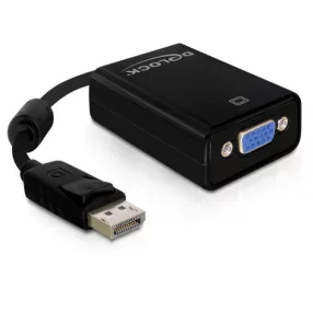   Delock Adapter Displayport apa > VGA 15 pin anya (DL-61848)