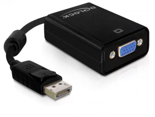 Delock Adapter Displayport apa > VGA 15 pin anya (DL-61848)