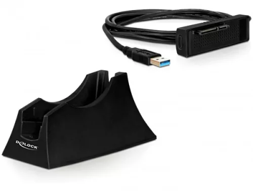 Delock dokkoló állomás SATA HDD > USB 3.0 (DL-61858)