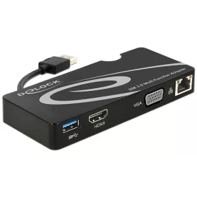   Delock Adapter USB 3.0 > HDMI / VGA + Gigabit LAN + USB 3.0 (DL-62461)