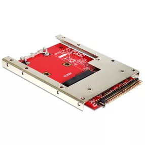   Delock IDE 44 Pin > mSATA konverter, 2.5 -os kerettel (7 mm) (DL-62495)