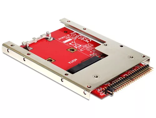 Delock IDE 44 Pin > mSATA konverter, 2.5 -os kerettel (7 mm) (DL-62495)