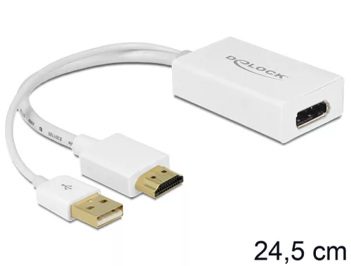Delock HDMI-A apa > Displayport anya adapter (DL-62496)