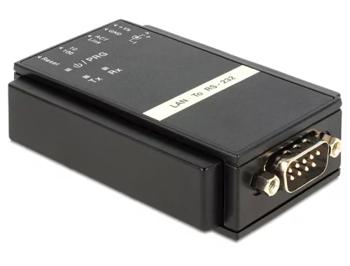 Delock Ethernet LAN > soros RS-232 átalakító (DL-62504)