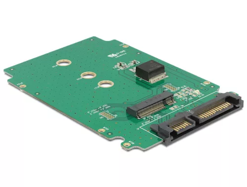 Delock SATA 22 pin > M.2 NGFF átalakító (DL-62521)