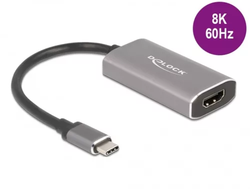 Delock USB Type-C  adapter HDMI (DP Alt Mode) 8K-hez HDR funkcióval (DL-62632)