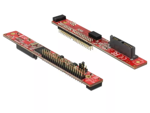 Delock Slim SATA-átalakító 13 tűs csatlakozódugóval > IDE 44 tűs csatlakozódugóval (DL-62687)
