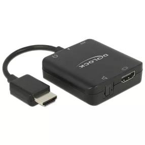 Delock HDMI-hangkivonatoló, 4K, kompakt (DL-62784)
