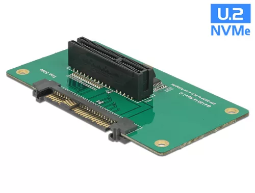 Delock Adapter U.2 SFF-8639 > PCIe x4 rögzítolemezzel (DL-62863)