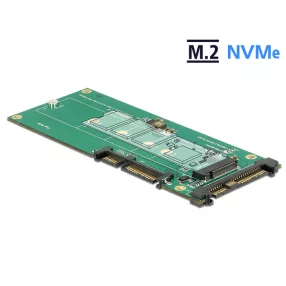   Delock Átalakító U.2 SFF-8639 NVMe / SATA 22 tus > 1 x M.2 M aljzat (DL-62864)