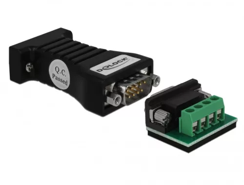 Delock Átalakító 1 x soros RS-232 DB9 port - 1 x soros RS-485 port ESD védelemmel 15 kV túlfeszültsé (DL-62919)