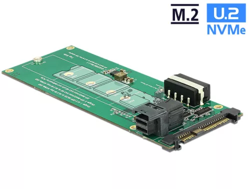 Delock Átalakító U.2 SFF-8639 / SFF-8643 NVMe > 1 x M.2 M aljzat (DL-62945)