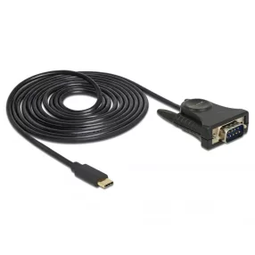   Delock Adapter, USB Type-C  > 1 db soros DB9 RS-232 (DL-62964)