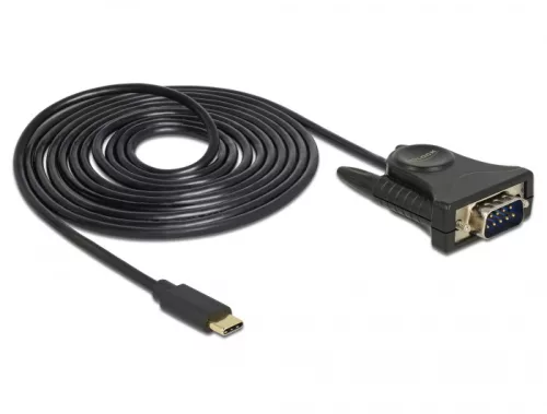 Delock Adapter, USB Type-C  > 1 db soros DB9 RS-232 (DL-62964)