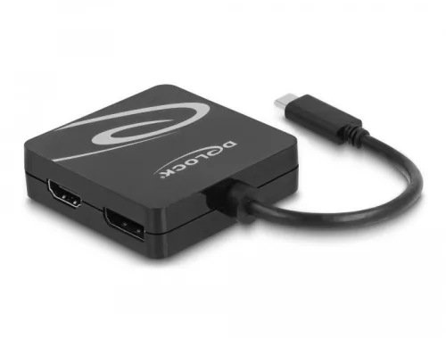 Delock USB Type-C  átalakító egy VGA, DVI, HDMI vagy DisplayPort kijelzőhöz (DL-63129)