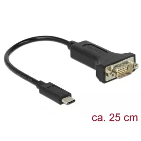  Delock Adapter, USB Type-C > 1 db soros DB9 RS-232 (DL-63908)