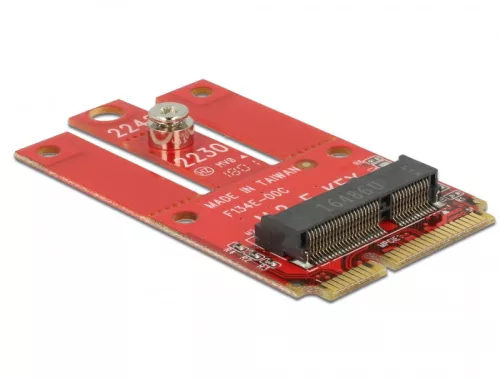 Delock Mini PCIe adapter > M.2 aljzat E nyílással (DL-63909)