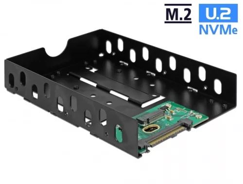 Delock U.2 SFF-8639 - M.2 NVMe (M kulcs) átalakító 3.5  kerettel (DL-63922)