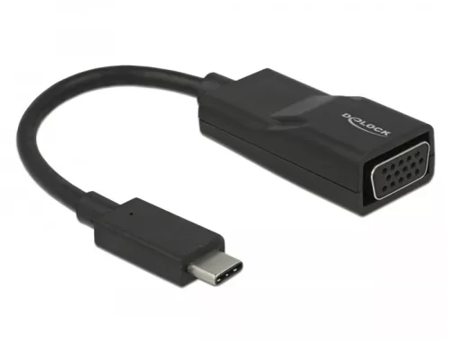 Delock Adapter USB Type-C  csatlakozódugóval > VGA csatlakozóhüvellyel (DP váltakozó mód) (DL-63923)