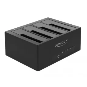   Delock USB Type-C  Dokkoló Állomás 4 x SATA HDD / SSD számára (DL-63930)