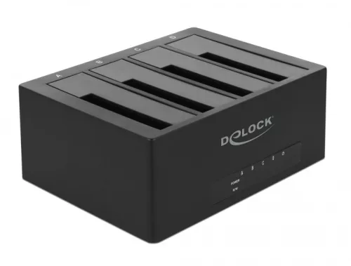 Delock USB Type-C  Dokkoló Állomás 4 x SATA HDD / SSD számára (DL-63930)