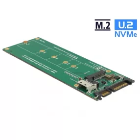   Delock U.2 SFF-8654 vagy SATA átalakító 1 x M.2 M-kulcs nyíláshoz (DL-63953)