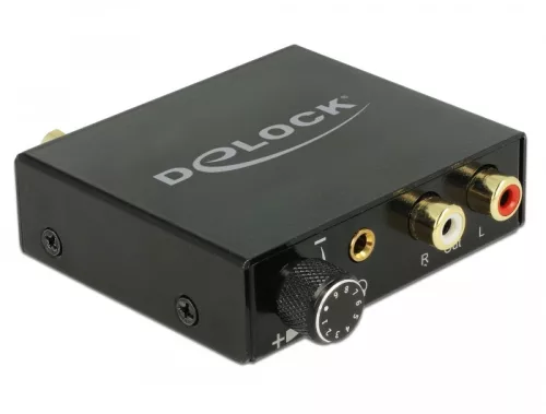 Delock Digitális audió átalakító analóg HD-hoz fejhallgató-erosítovel (DL-63972)