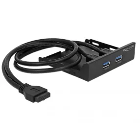 Delock 3.5  elülső panel > 2 x USB 3.0 (DL-63994)